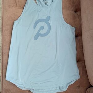 Peloton Women’s Light Blue Racerback Tank Top Size M